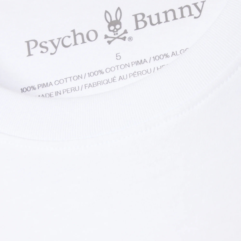 
                      
                        T-Shirt Psycho Bunny de couleur Blanc
                      
                    