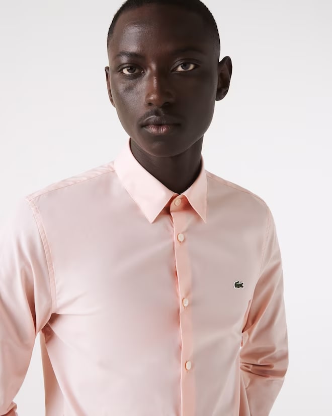 
                      
                        Chemise À Manches Longues Lacoste de couleur Rose Pale
                      
                    