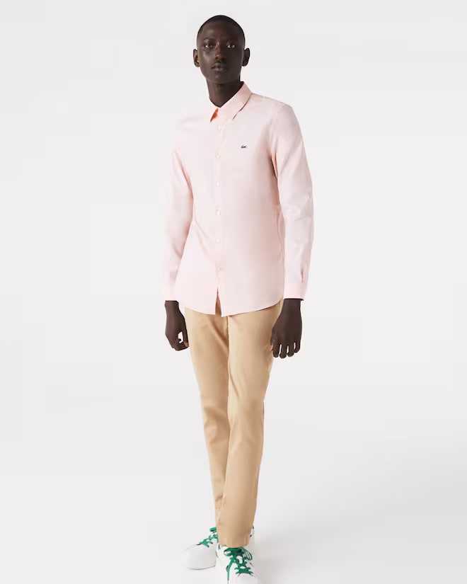 
                      
                        Chemise À Manches Longues Lacoste de couleur Rose Pale
                      
                    