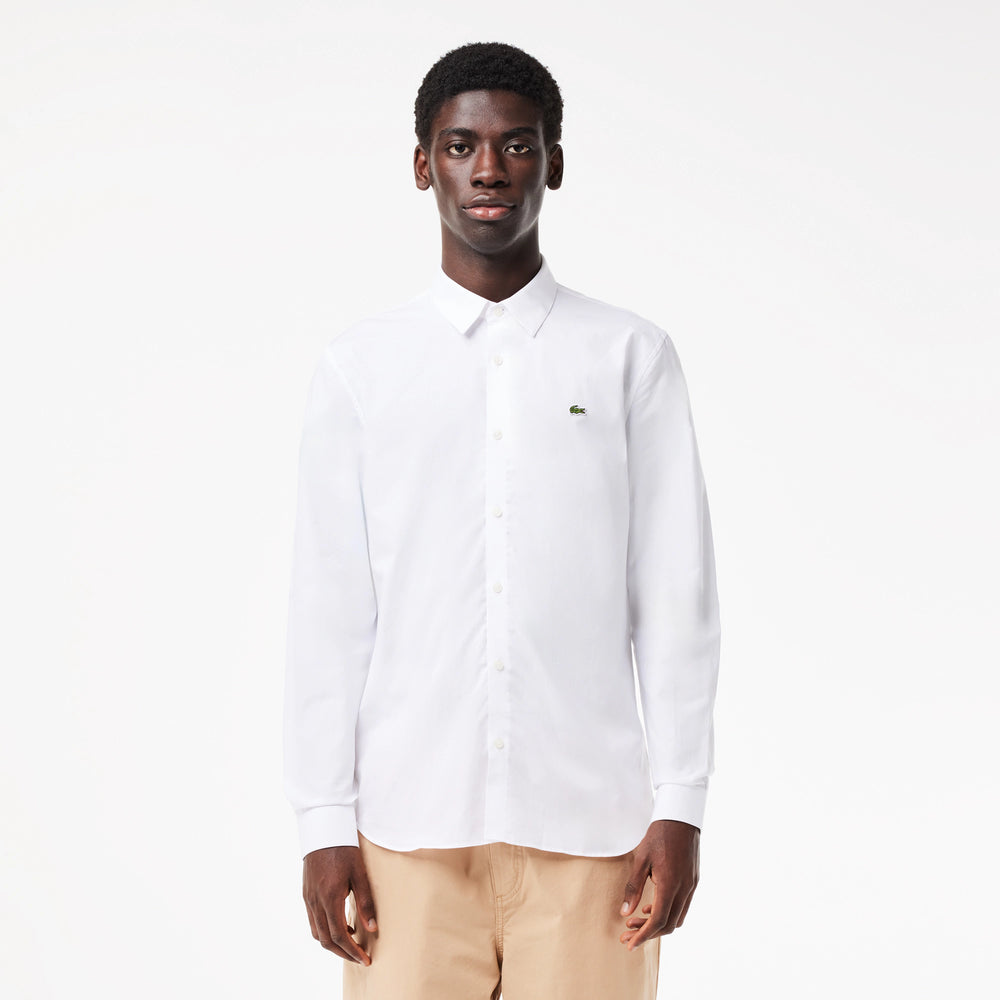 Chemise Lacoste de couleur Blanc