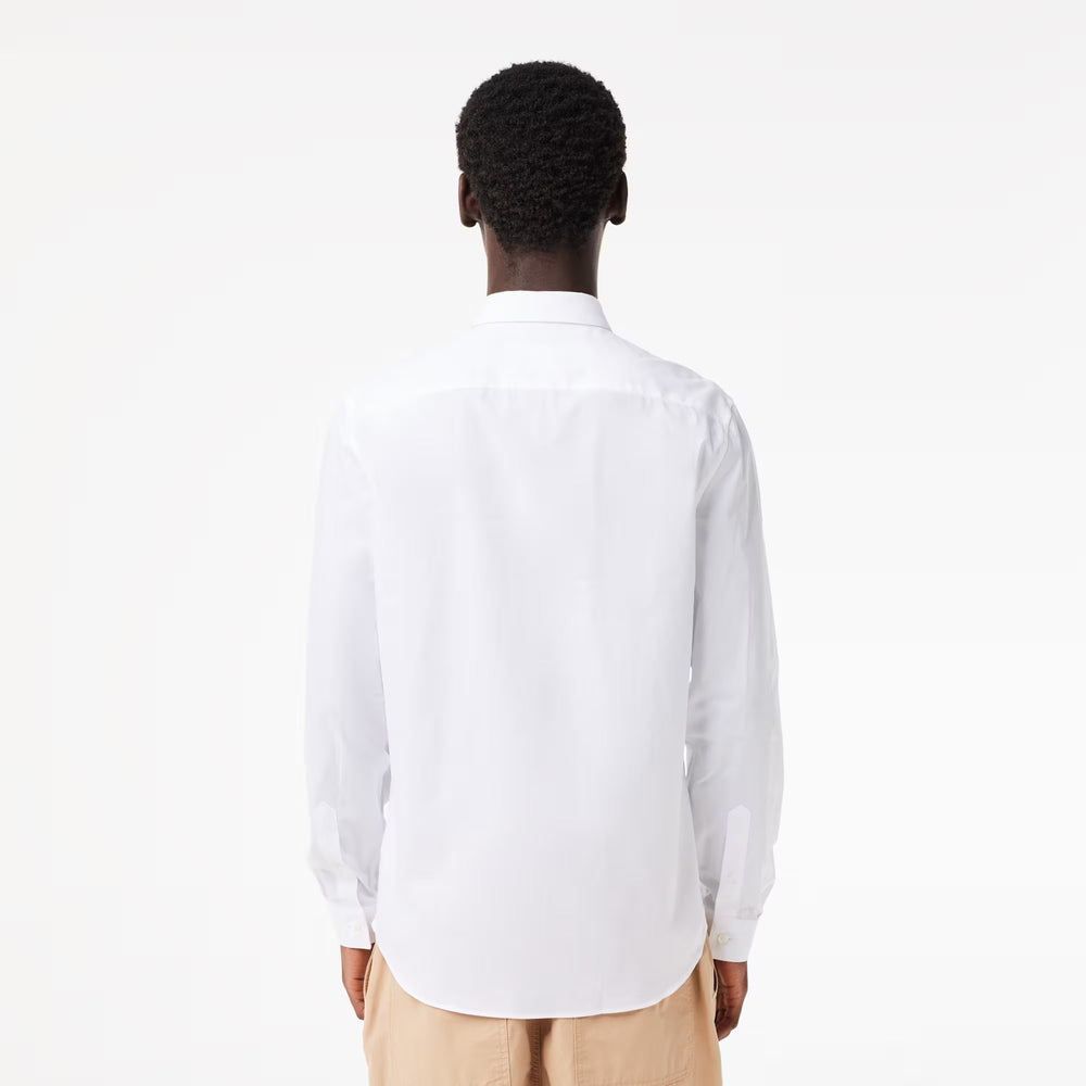 
                      
                        Chemise À Manches Longues Lacoste de couleur Blanc
                      
                    