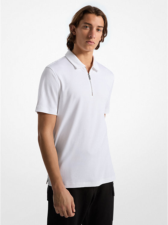 Polo Michael Kors de couleur Blanc