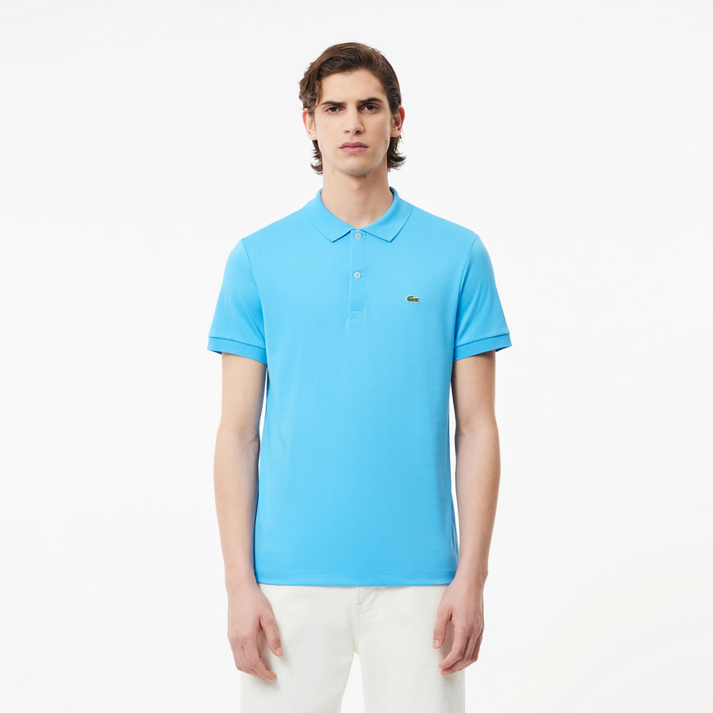 Polo lacoste bleu canard best sale