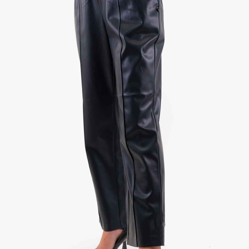 
                      
                        Scotch&amp;Soda Faux Leather Pants in Midnight color
                      
                    