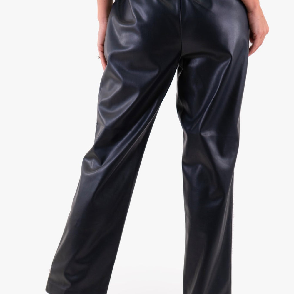 
                      
                        Scotch&amp;Soda Faux Leather Pants in Midnight color
                      
                    