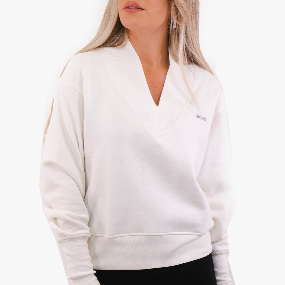 Hugo Boss sweater in Cass White color