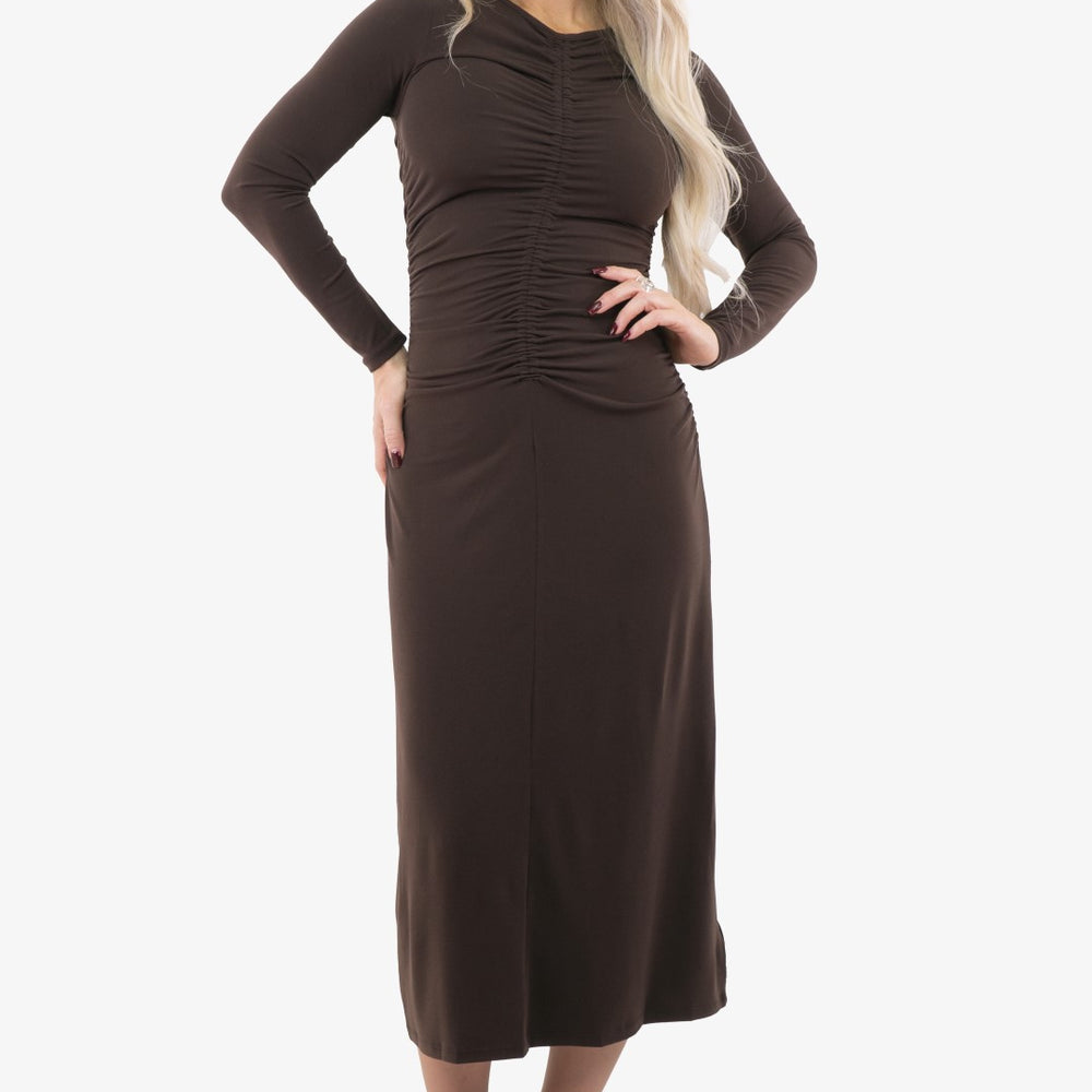 Robe Michael Kors de couleur Chocolat