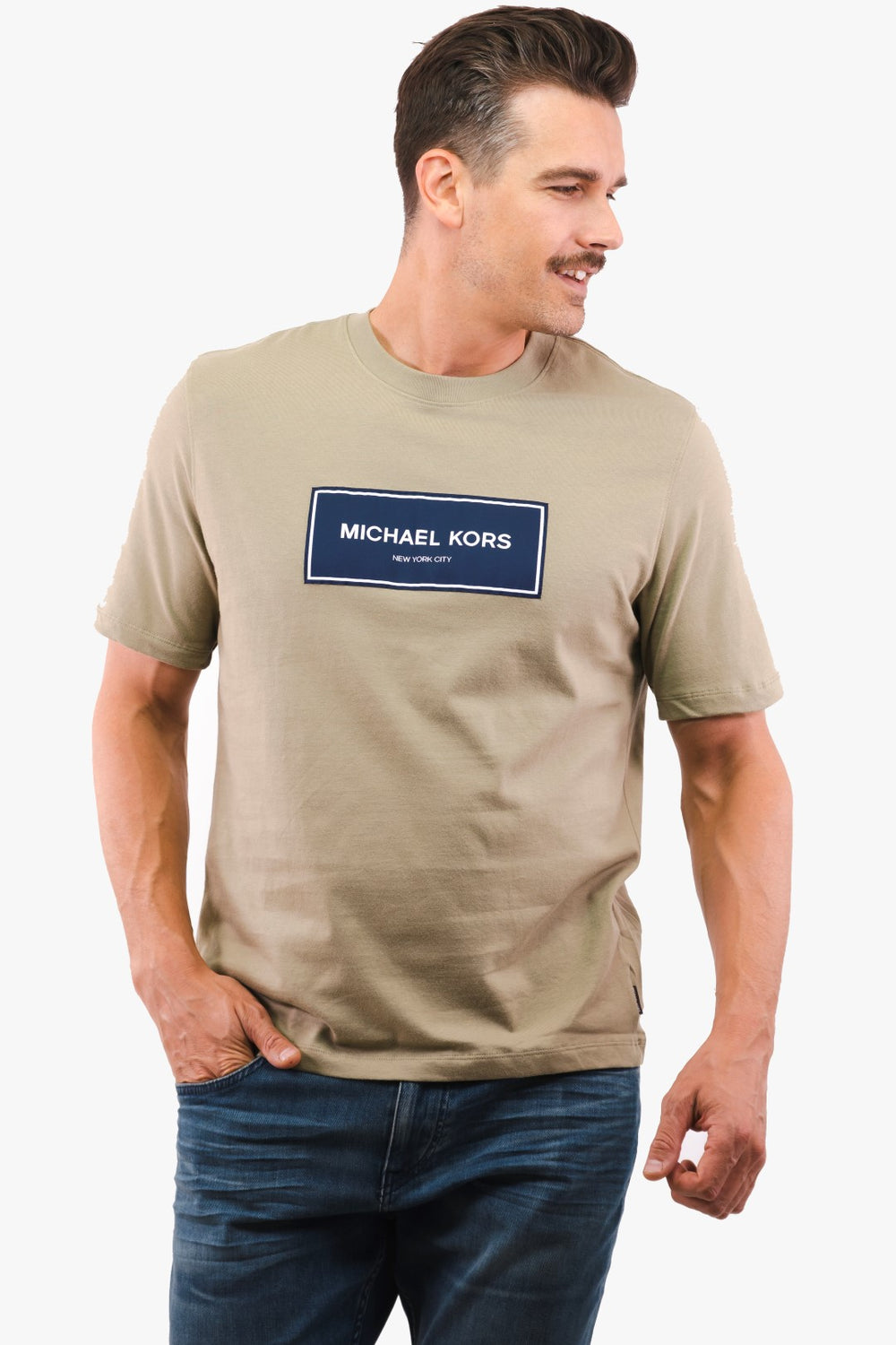 Michael Kors Logo T-Shirt in Sage color