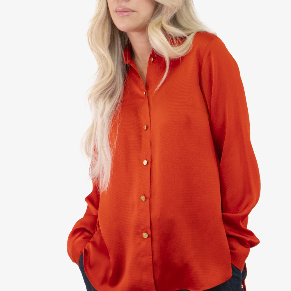 Michael Kors blouse in Orange color