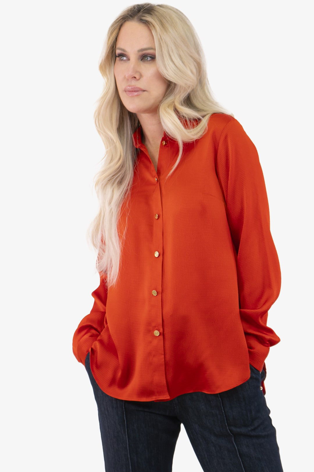 Michael Kors blouse in Orange color