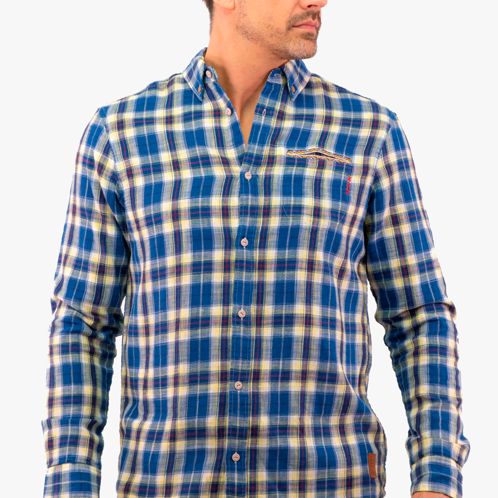 
                      
                        Chemise A Carreaux Scotch&Soda de couleur Bleu
                      
                    