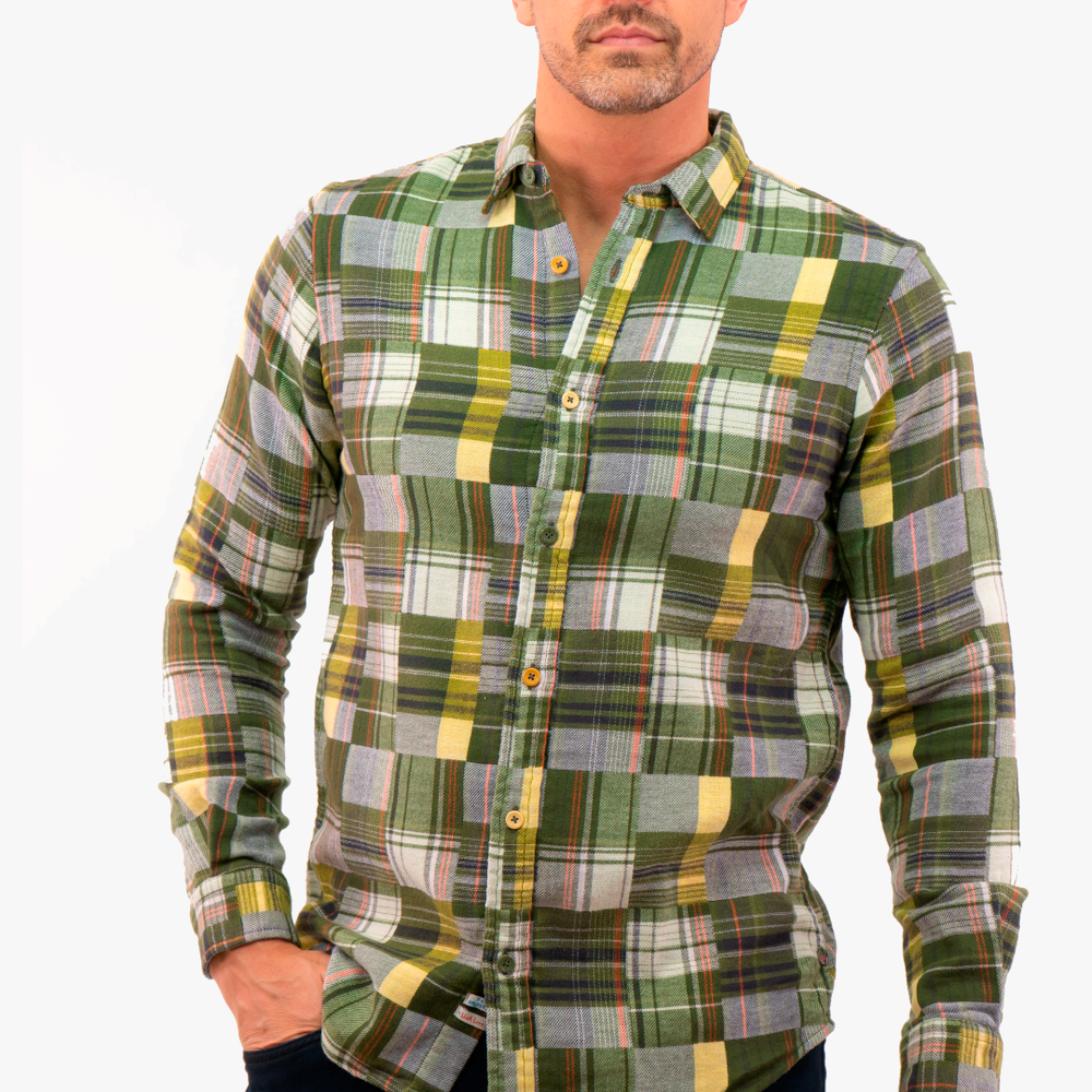 Scotch&amp;Soda Flannel Shirt in Green color