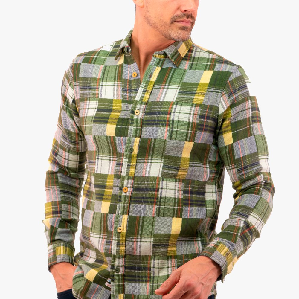 
                      
                        Scotch&amp;Soda Flannel Shirt in Green color
                      
                    