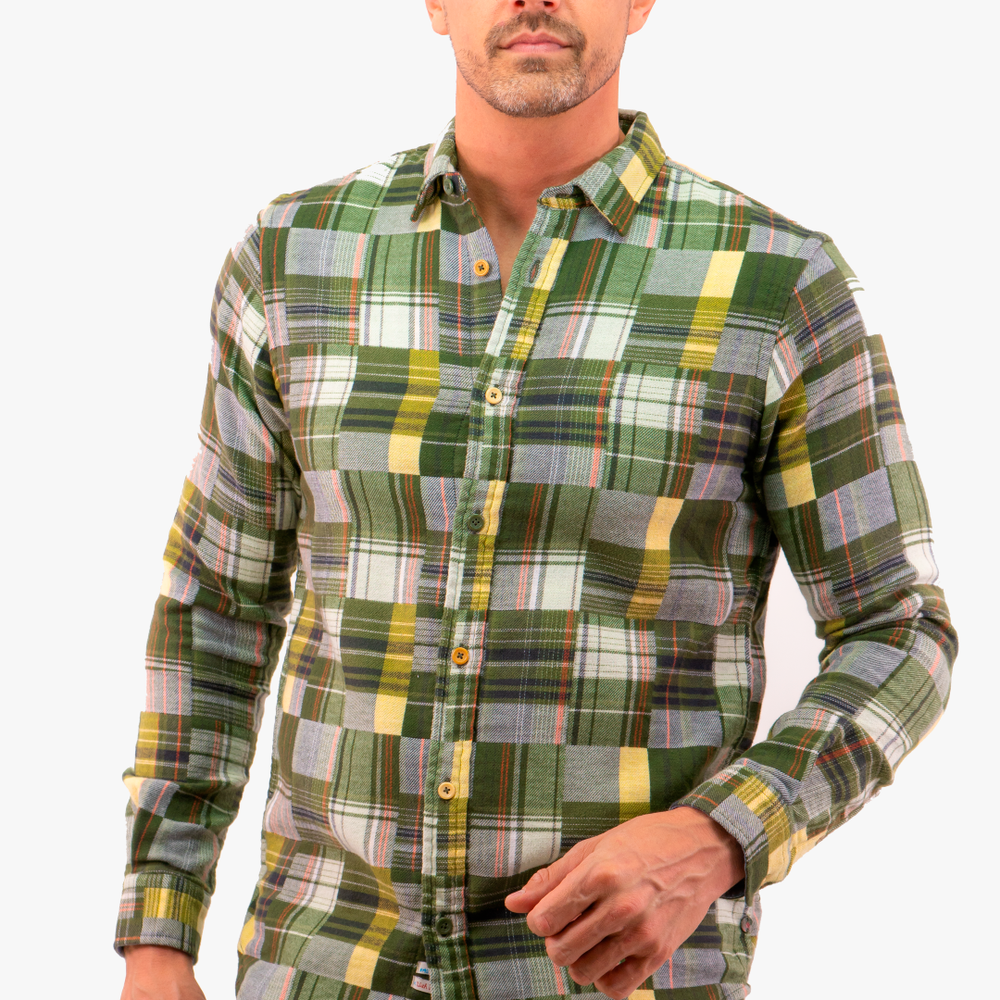 
                      
                        Scotch&amp;Soda Flannel Shirt in Green color
                      
                    