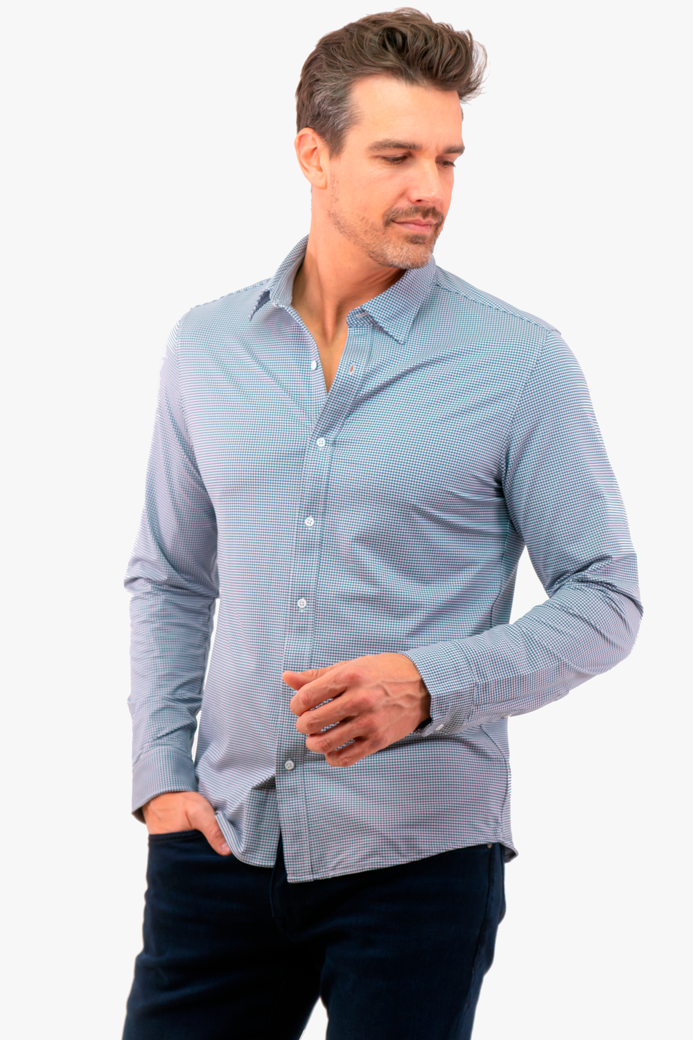 Chemise Michael Kors de couleur Bleu