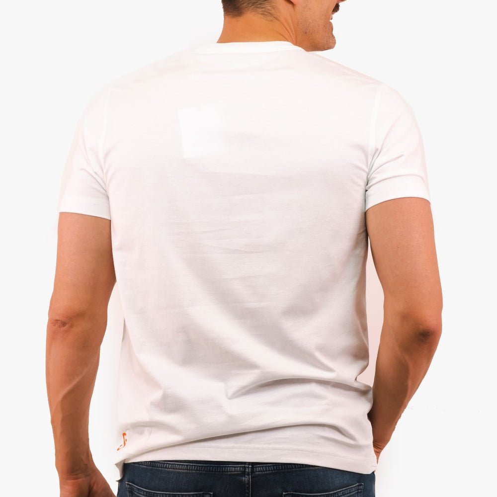 
                      
                        White Swims T-Shirt
                      
                    