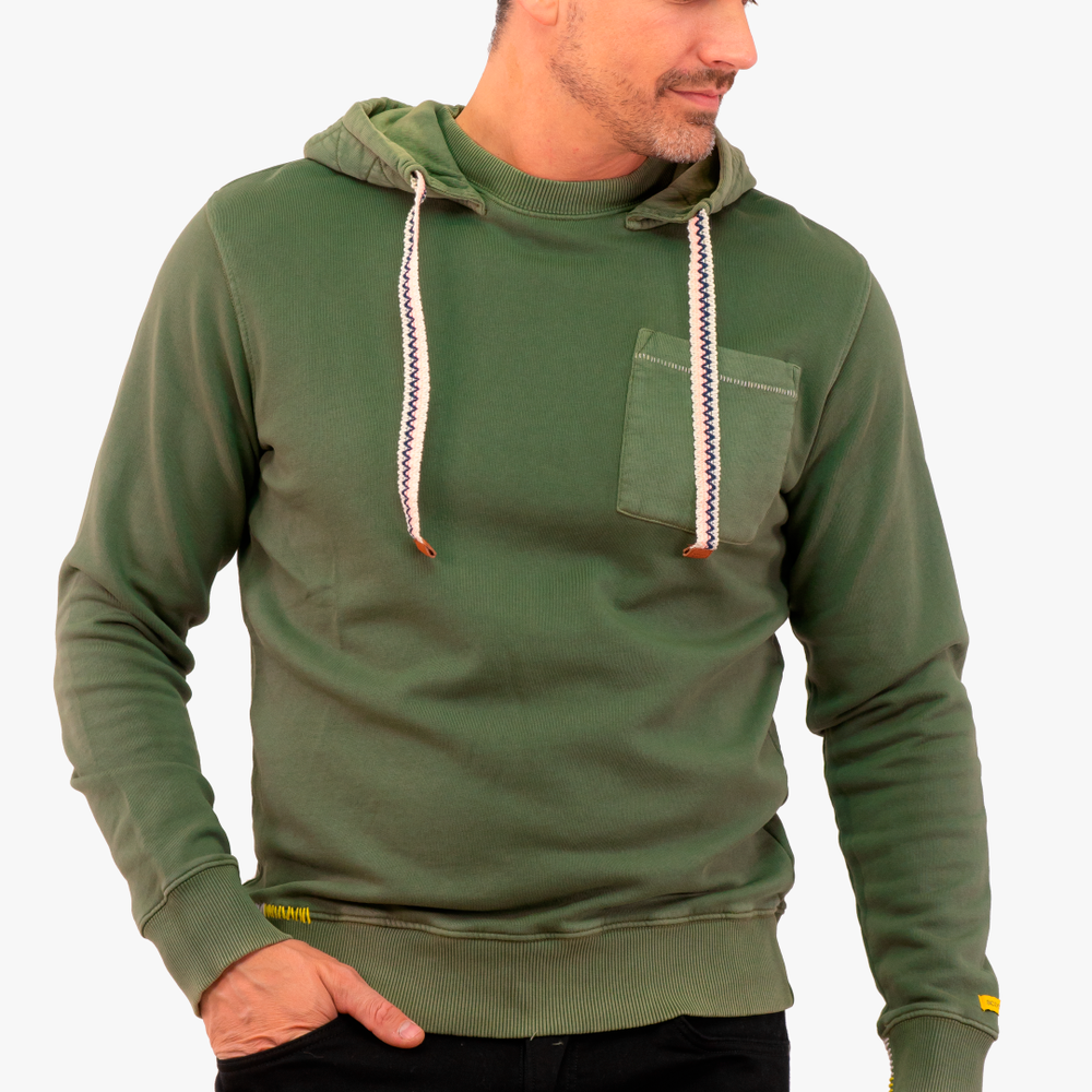 
                      
                        Scotch&amp;Soda Hooded Sweater in Green color
                      
                    