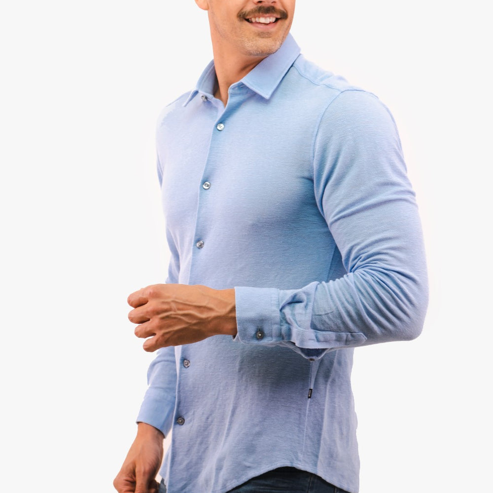 
                      
                        Chemise Manche Longue Hugo Boss de couleur Bleu
                      
                    