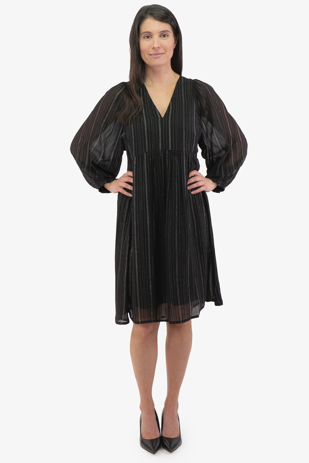 Leatrix Inwear dress in Black color