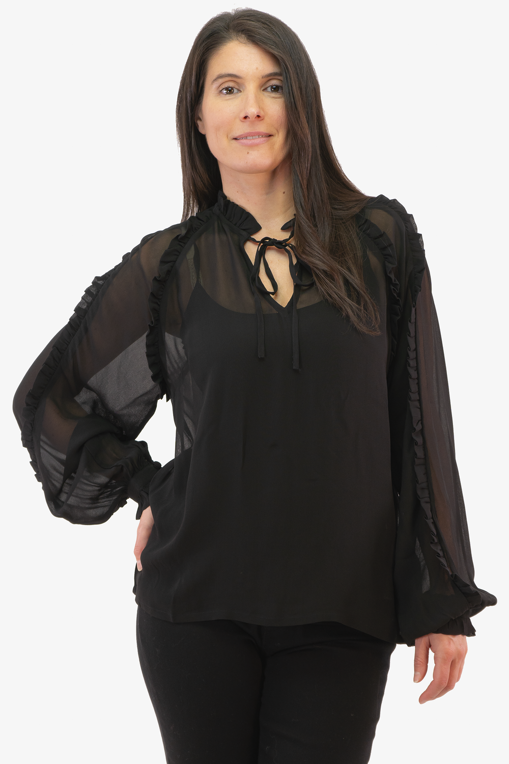 Dinna Part Two blouse in Black color