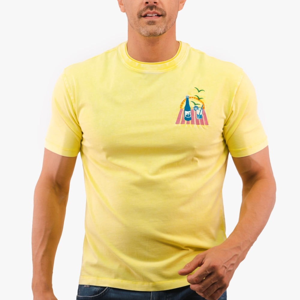 
                      
                        T-Shirt Scotch&Soda de couleur Jaune
                      
                    