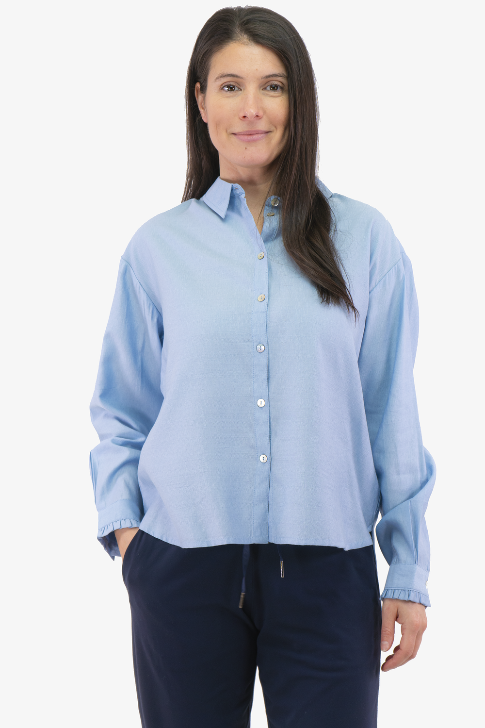 Blue Cream blouse