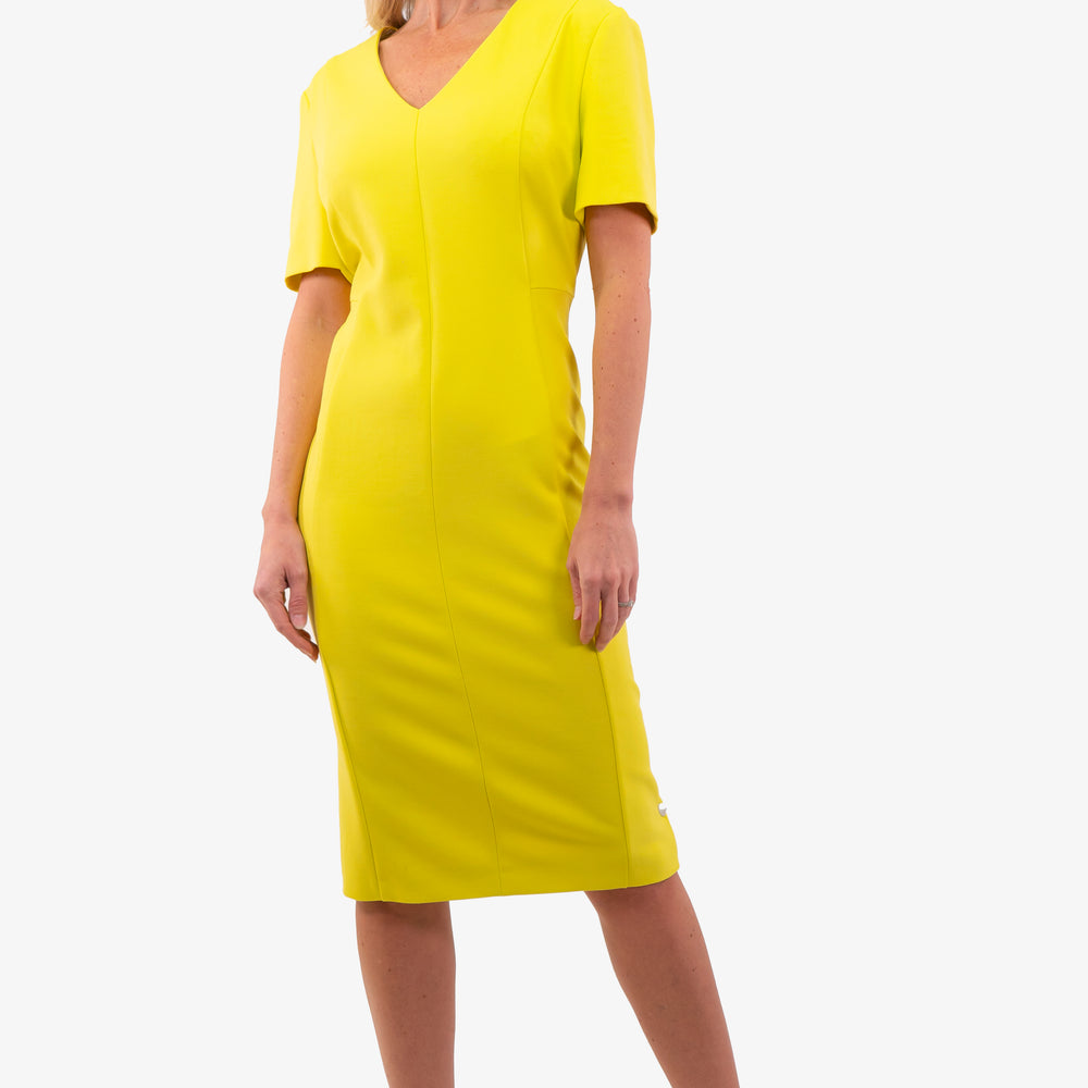 Damaisa Hugo Boss dress in Yellow color