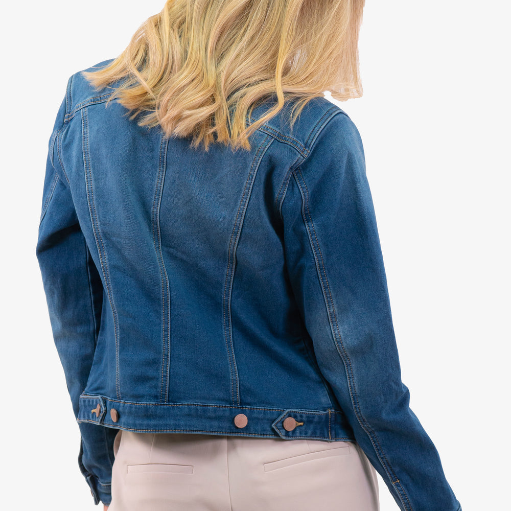 
                      
                        Denim Cream Jacket in Denim color
                      
                    