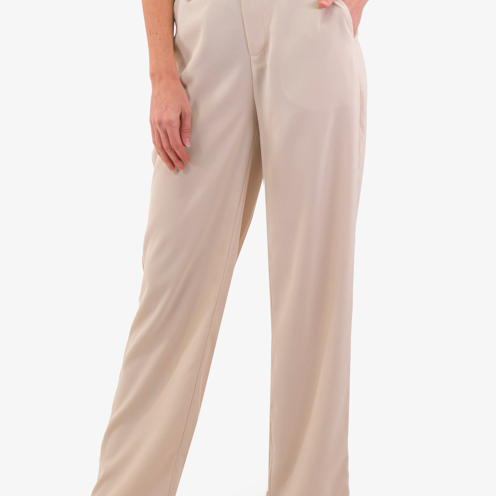 Pantalon Cream de couleur Beige