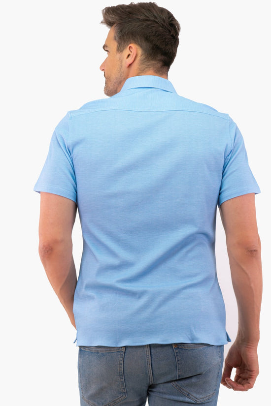 Hörst Short Sleeve Shirt in Blue color (Off-Hrss241750-400)