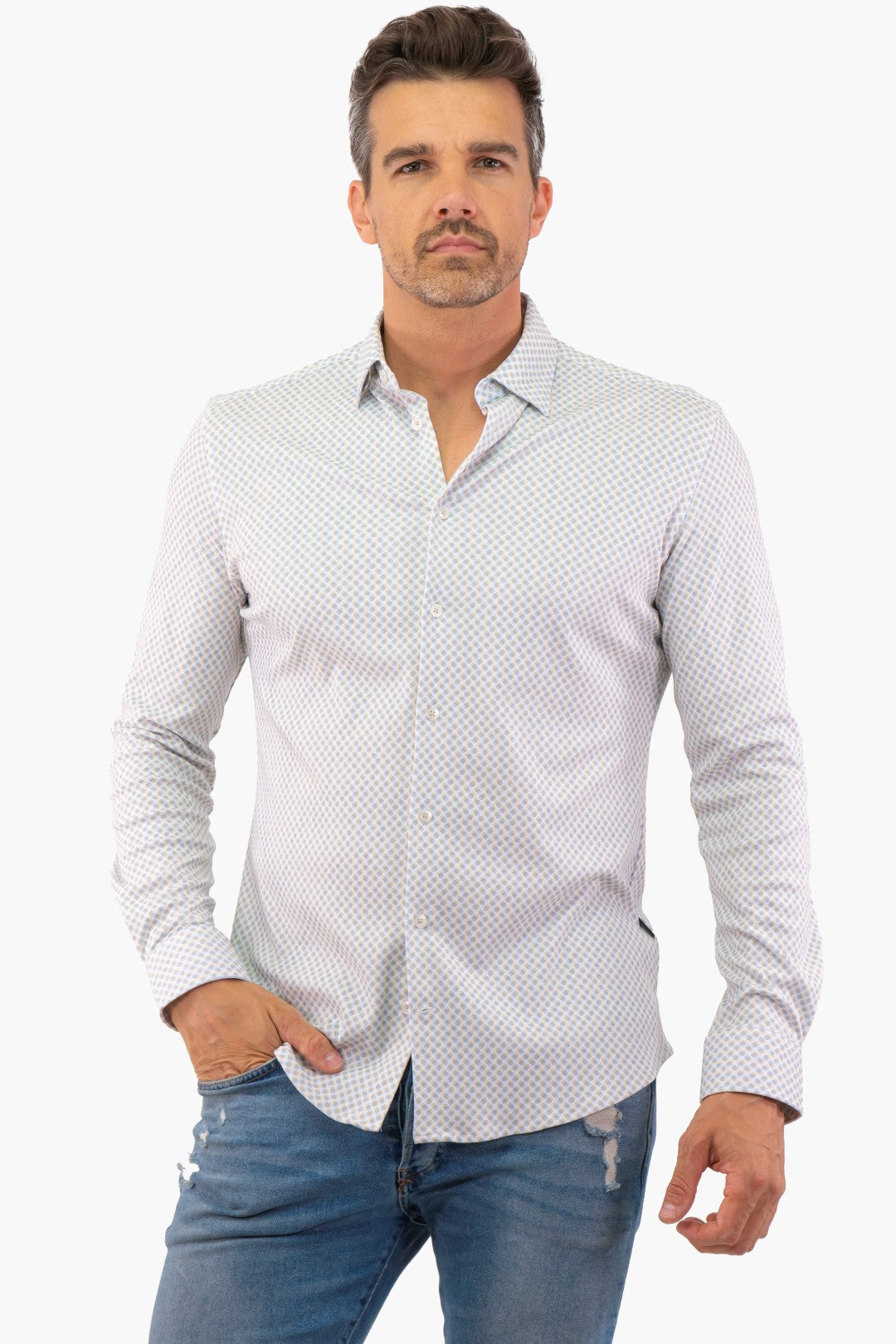 Hörst Long Sleeve Shirt in Beige color (Off-Hrsl241708-203)