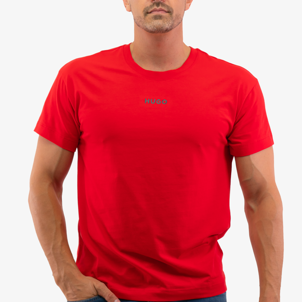 T-Shirt Hugo Boss de couleur Rouge