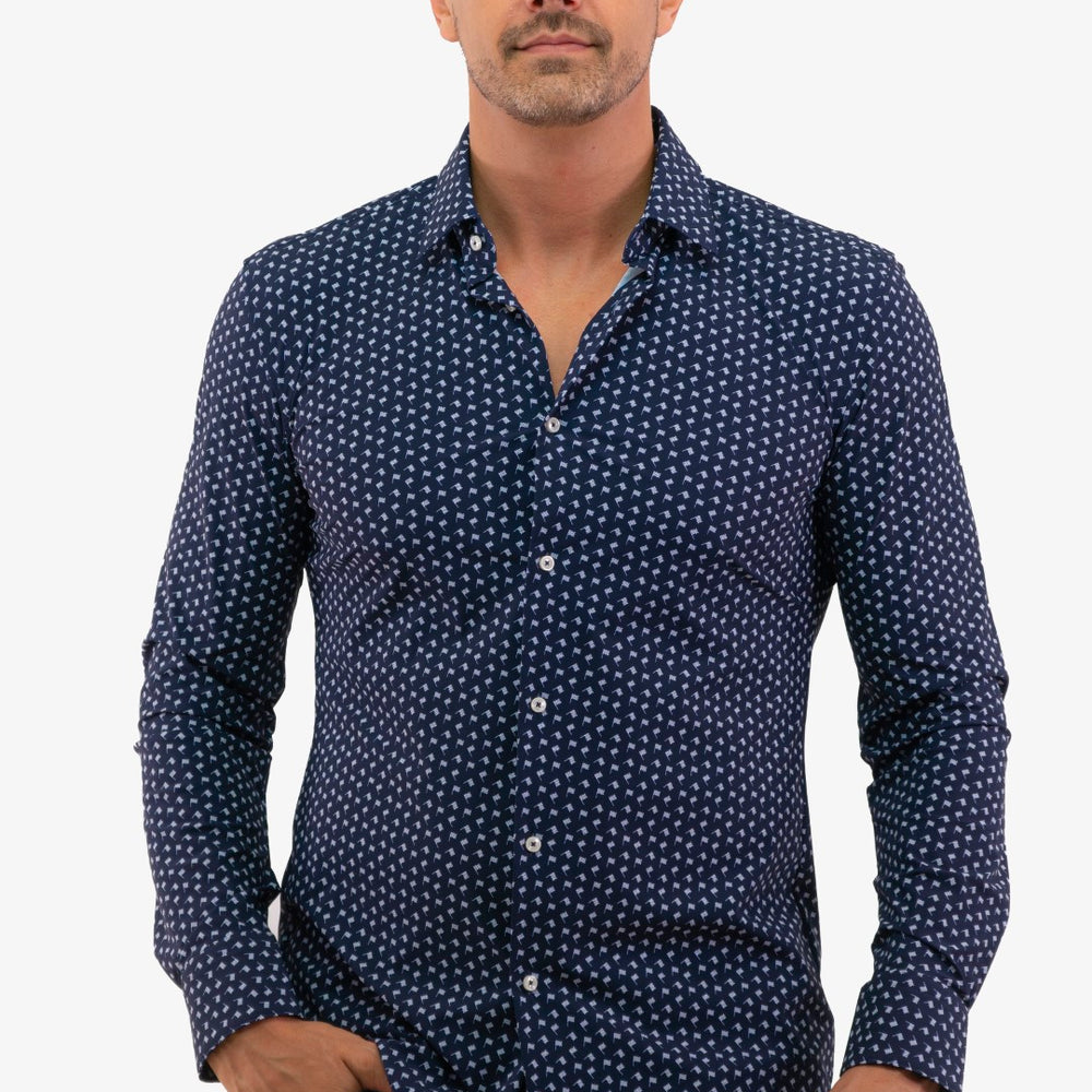 Chemise Hugo Boss de couleur Marine