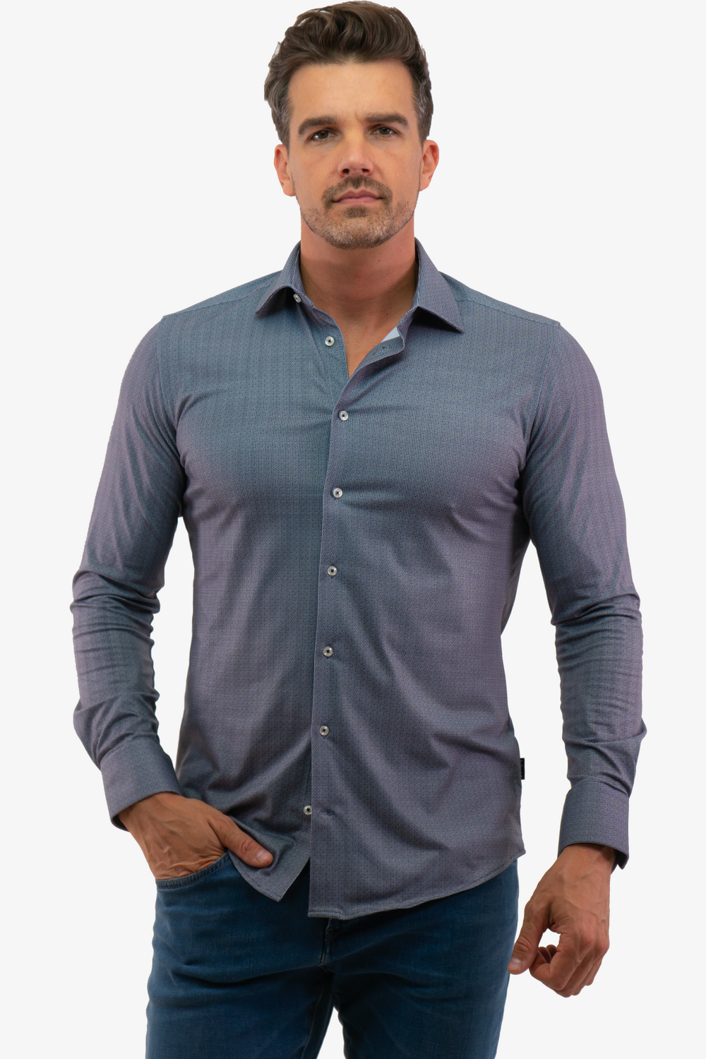 Chemise Hörst de couleur Noir