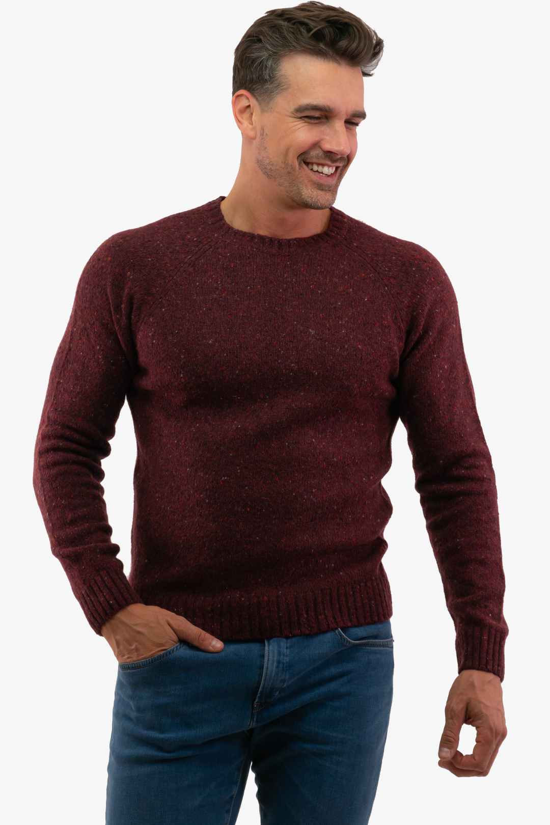 Hörst sweater in Burgundy color