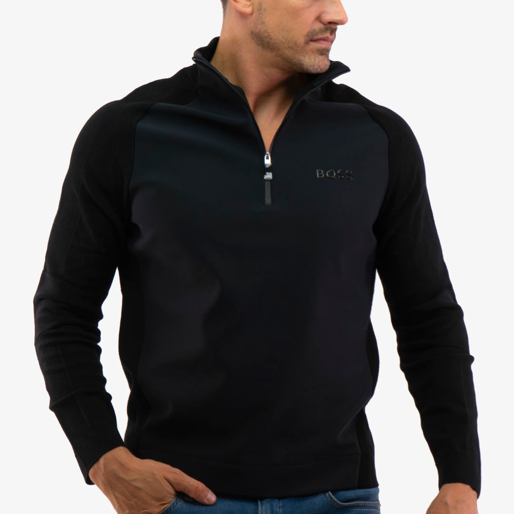 
                      
                        Black Hugo Boss sweater
                      
                    