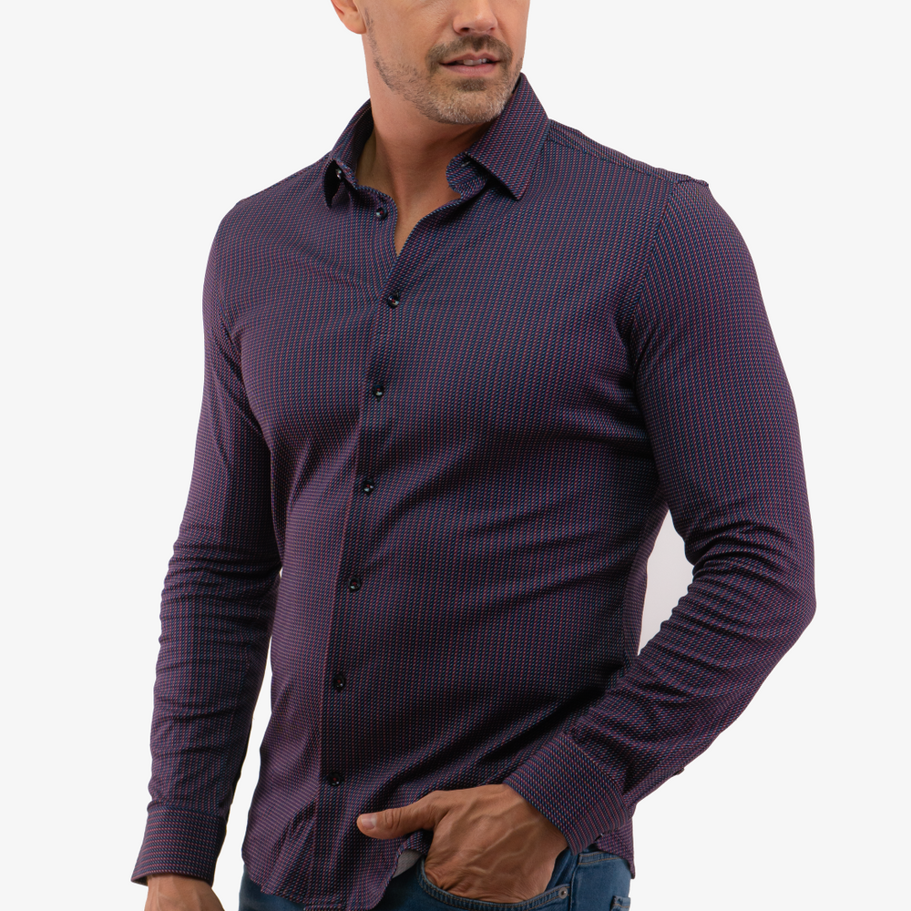 
                      
                        Chemise Hörst de couleur Bourgogne
                      
                    