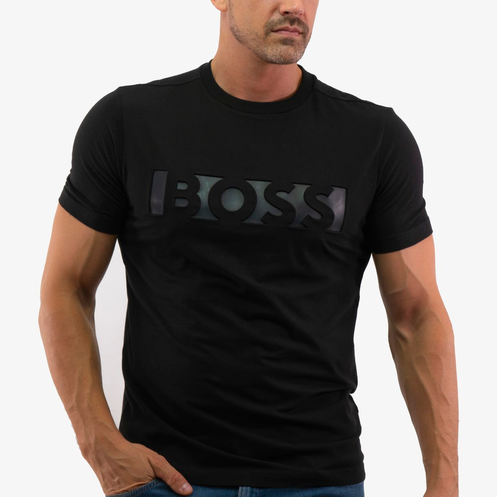 T-Shirt Hugo Boss de couleur Noir