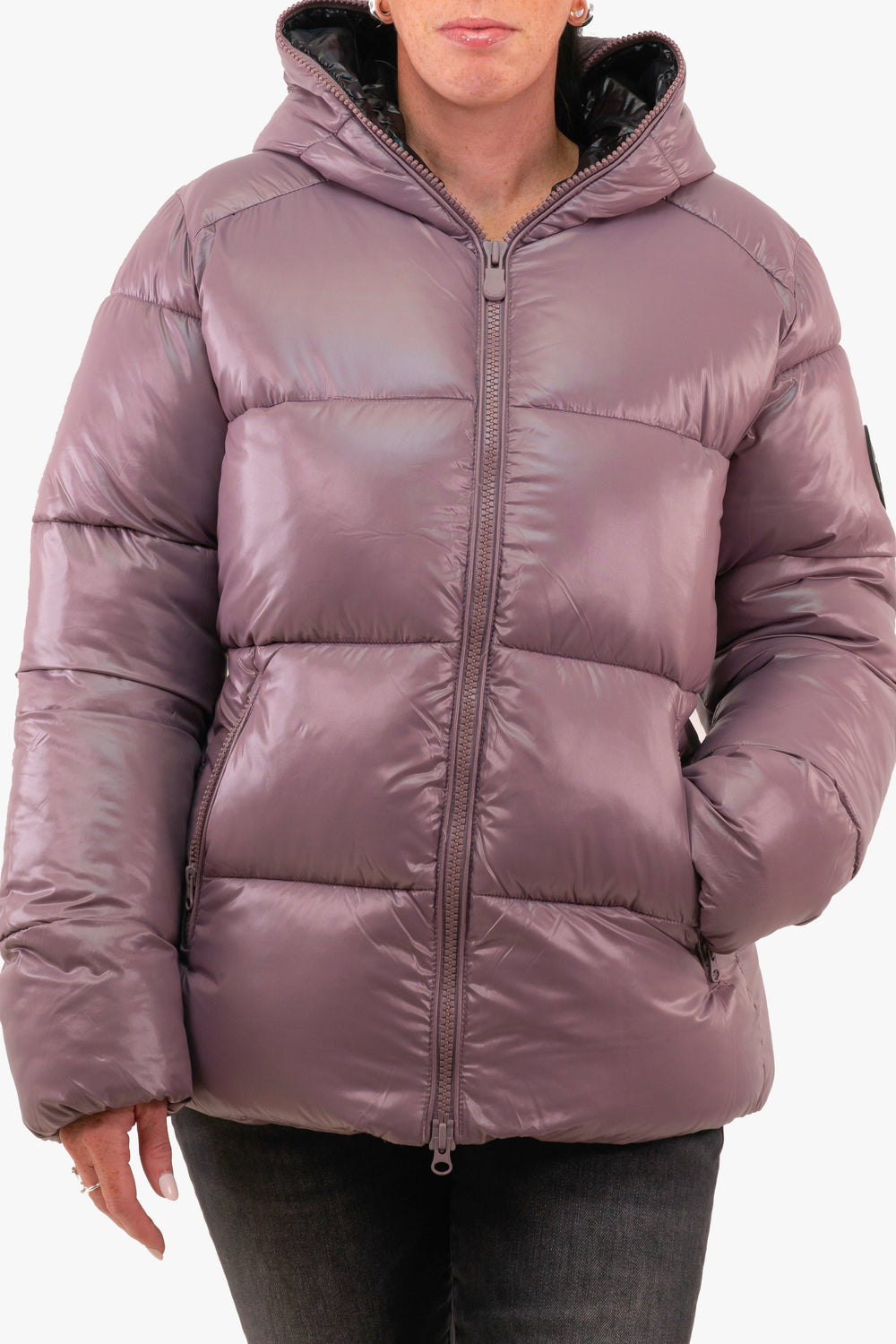 Manteau Lois Save The Duck de couleur Violet