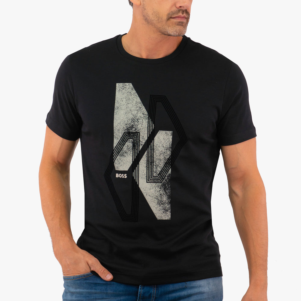 
                      
                        T-Shirt Boss de couleur Noir
                      
                    