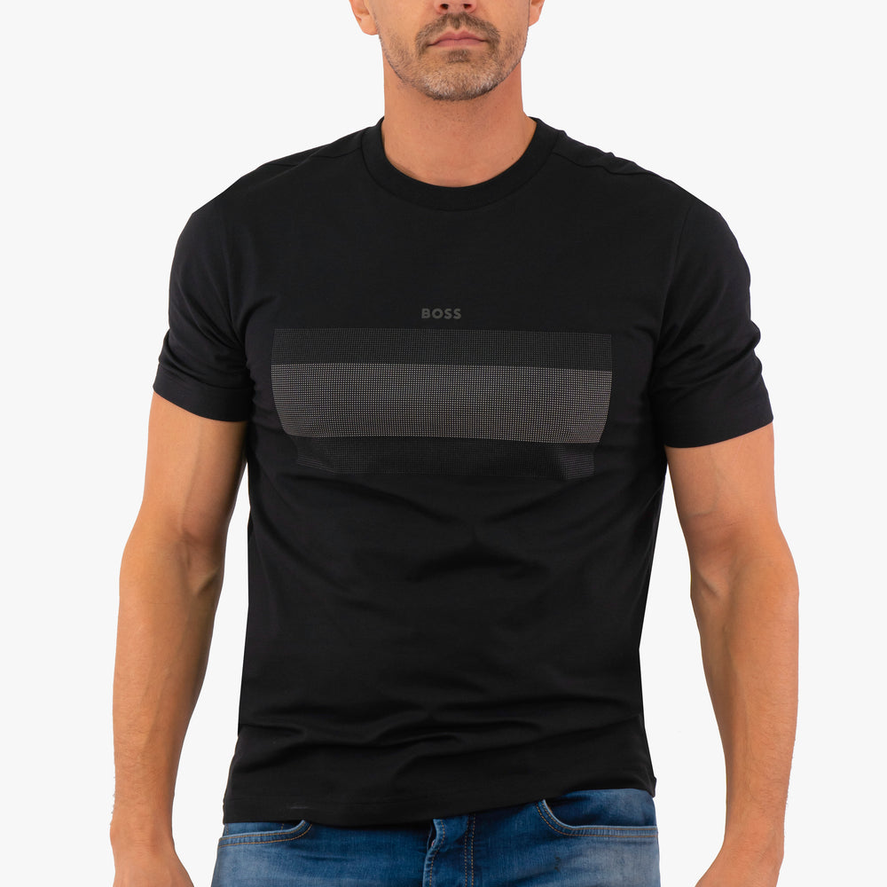 T-Shirt Boss de couleur Noir