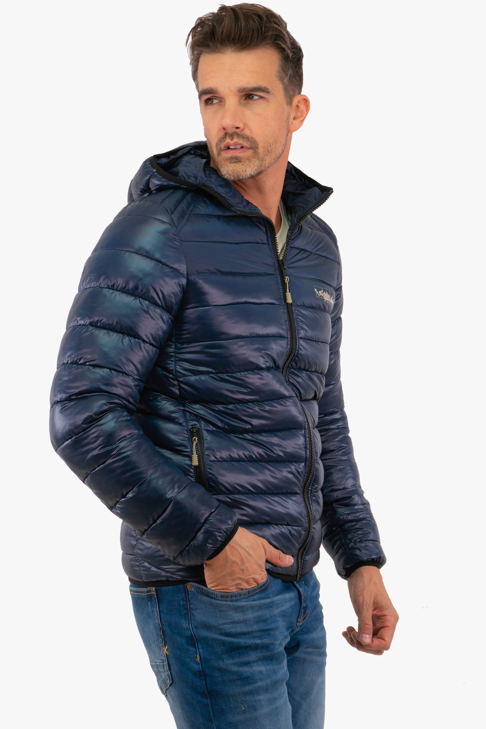 Manteau Pullin de couleur Marine