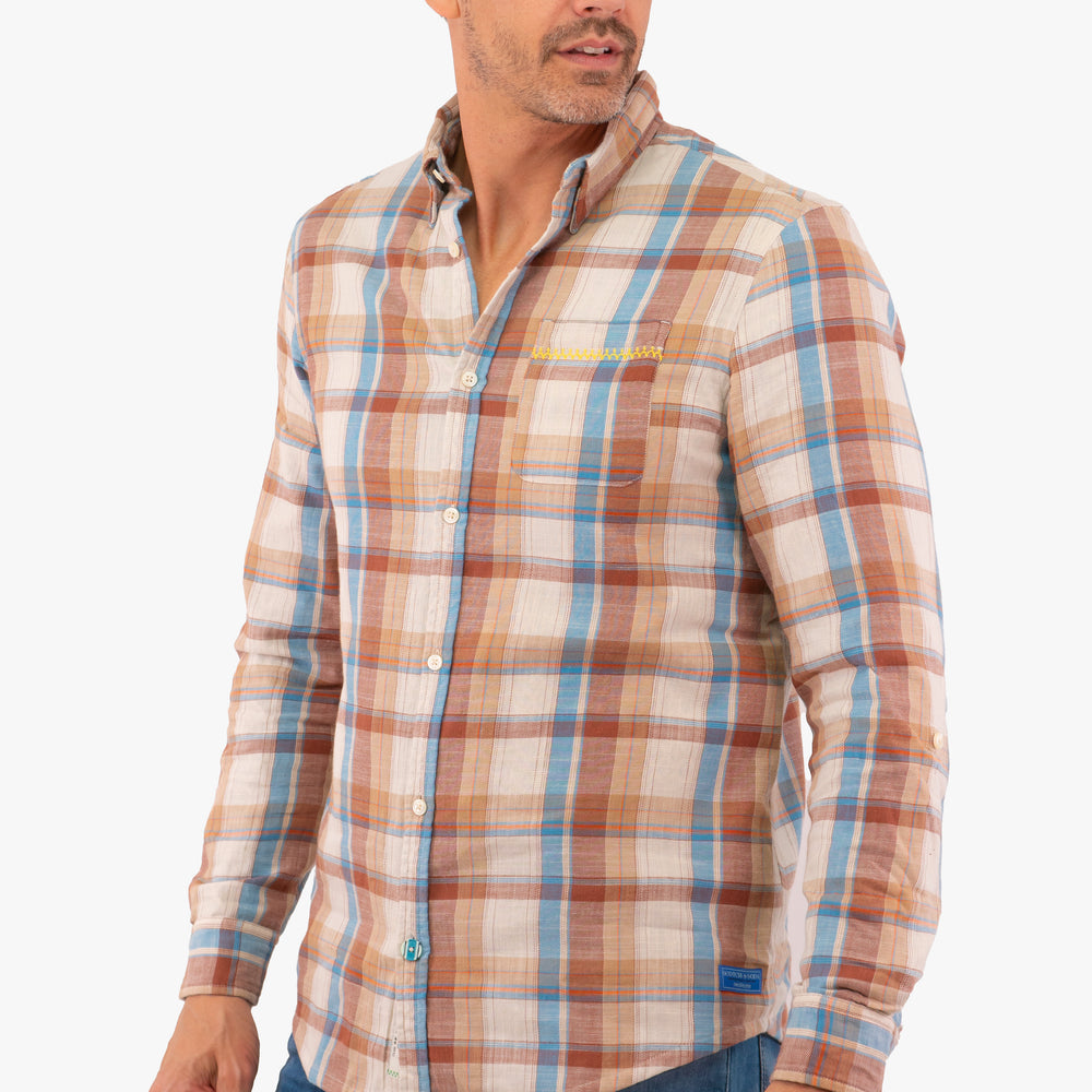 
                      
                        Chemise À Manches Longues Scotch&Soda de couleur Beige
                      
                    