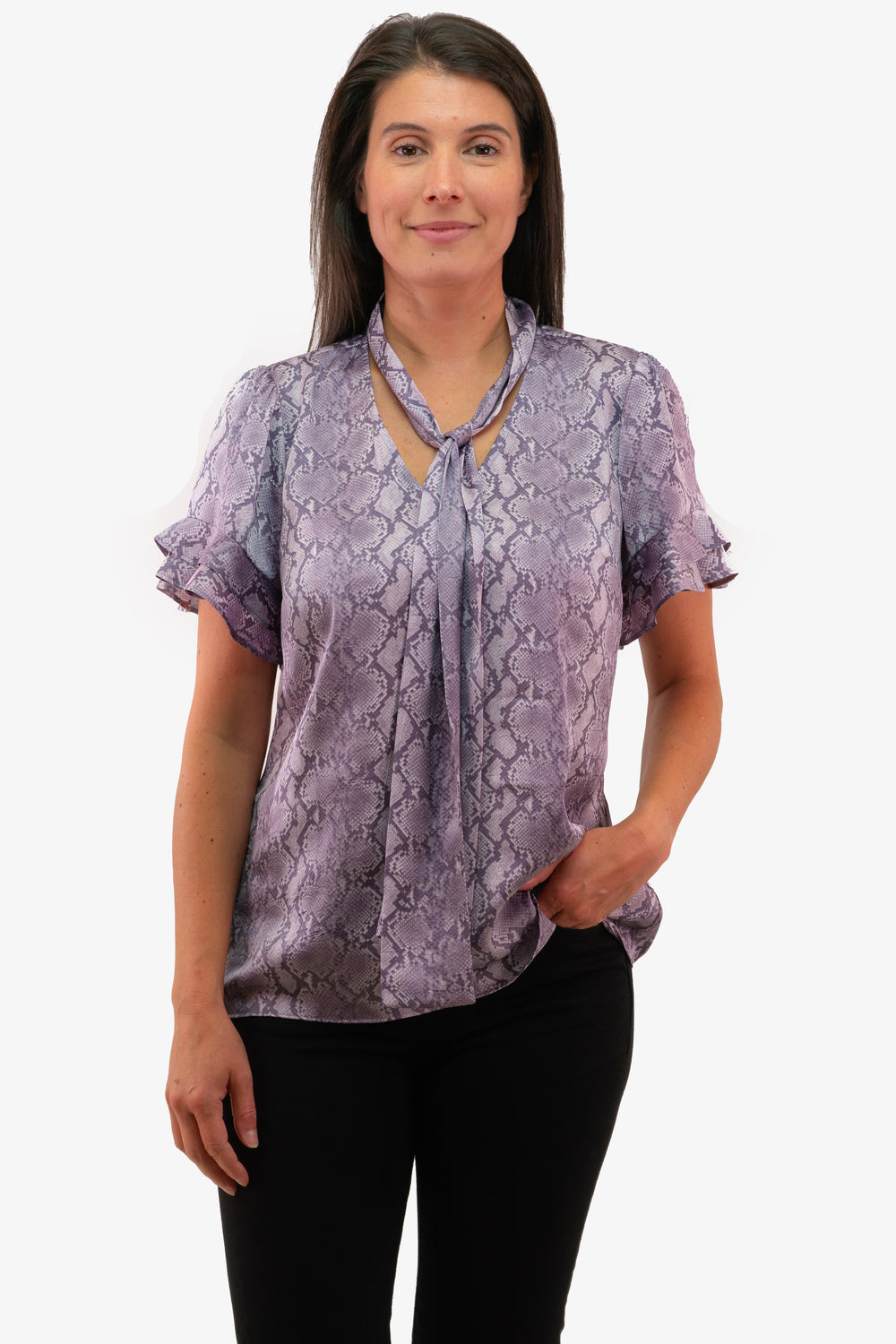 Blouse Michael Kors de couleur Lilas