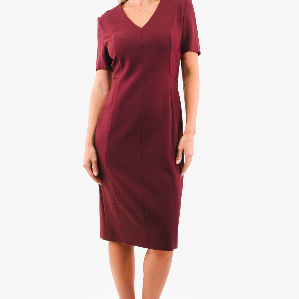 Hugo Boss dress in plum color