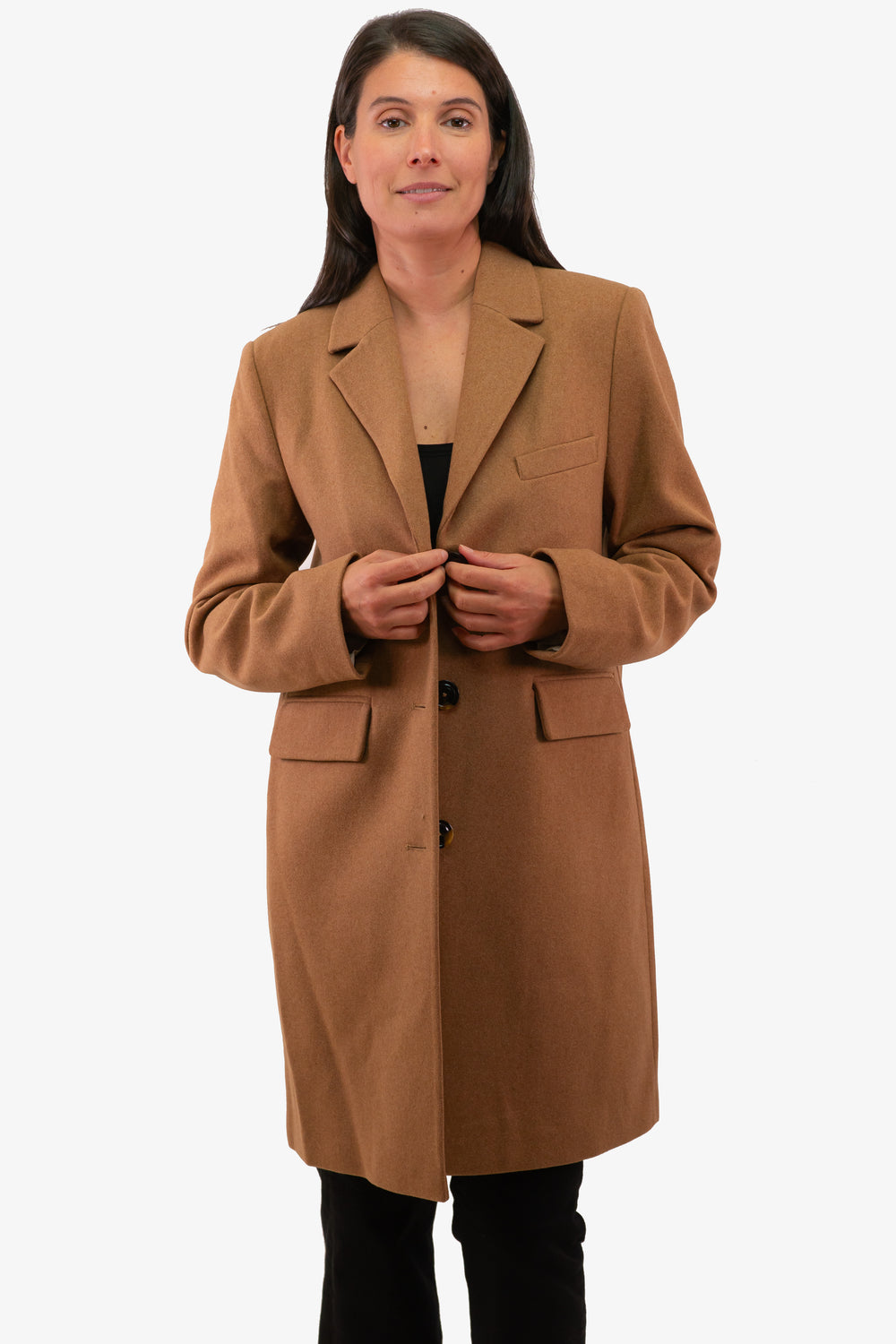 Manteau Part Two de couleur Caramel