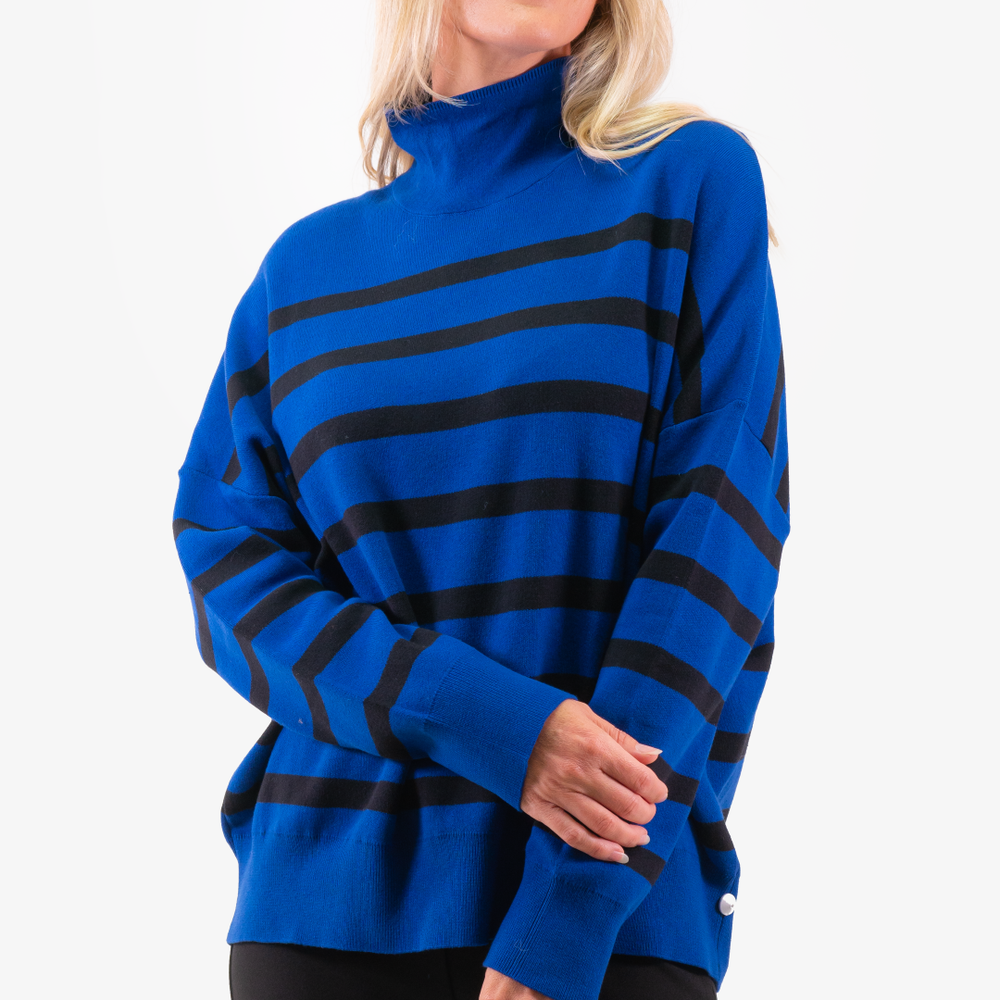 
                      
                        Blue/Black Inwear Sweater
                      
                    