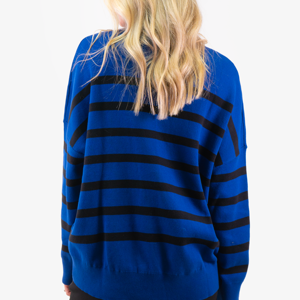 
                      
                        Blue/Black Inwear Sweater
                      
                    