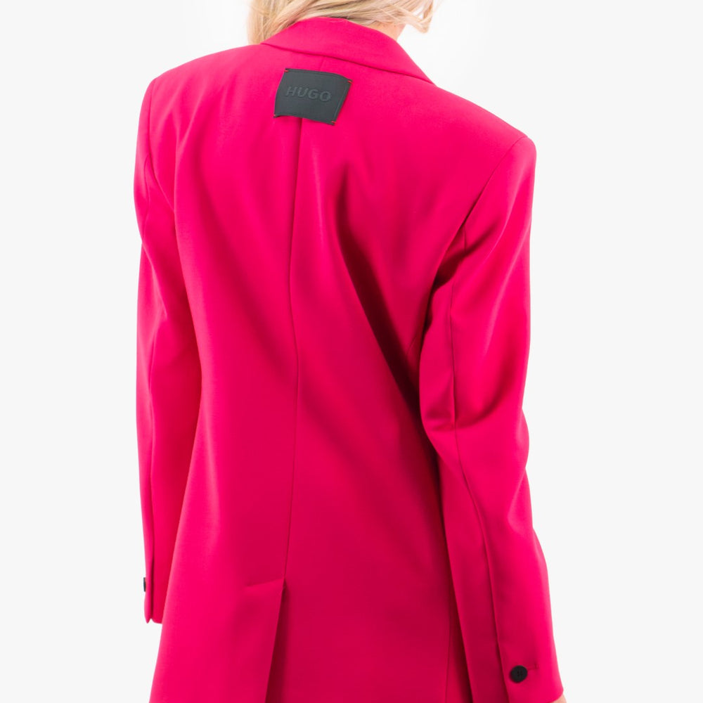 
                      
                        Hugo Boss pink jacket
                      
                    