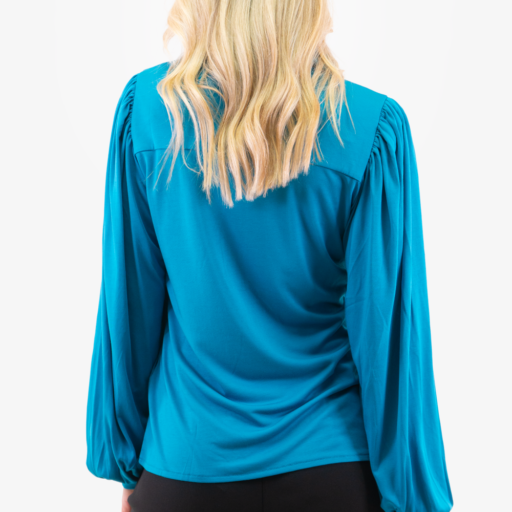 
                      
                        Esqualo Graphic Tunic in Teal color
                      
                    